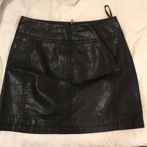 Free People Skirts - Free people vegan leather skirt Free People Skirts - Free people vegan leather skirt
